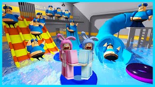 Download lagu MIPAN & ZUZUZU Terjebak Di Kolam Renang Pak Barry's Prison Yang Banjir Dan Penuh Perosotan! ROBLOX mp3