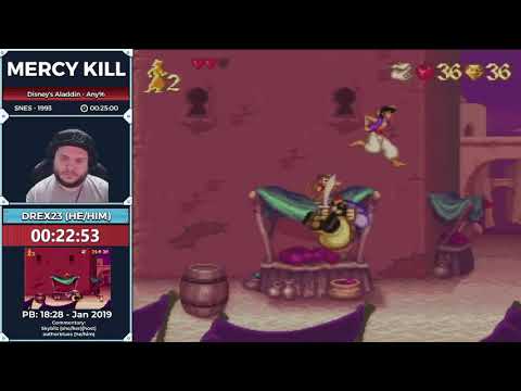 Mercy Kill - Aladdin - Puggsy - Monster in My Pocket - Bubsy 3D