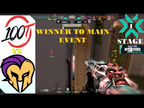 100T vs NOBLE All HIGHLIGHT VCT Challengers 1 NA   Stage 3   Open Qualifier