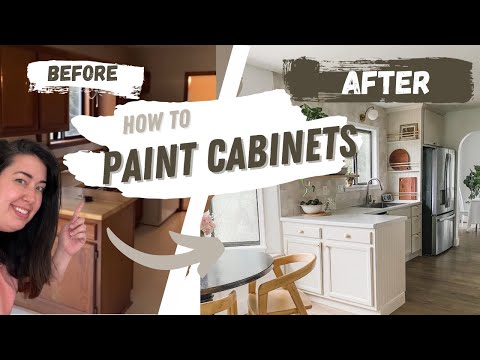 How to Paint Your Kitchen Cabinets - DIY Process for PROFESSIONAL results