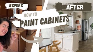 How to Paint Your Kitchen Cabinets - DIY Process for PROFESSIONAL results