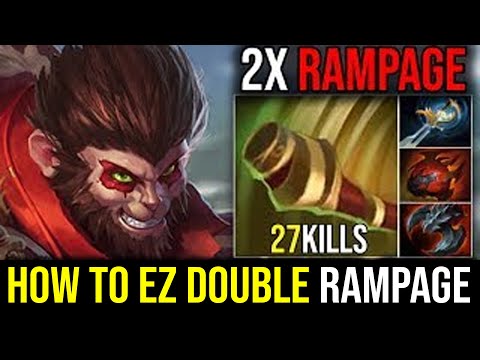 How to Get Double Rampage on Monkey King with 27 Kills in Just 23 Minute Dota 2