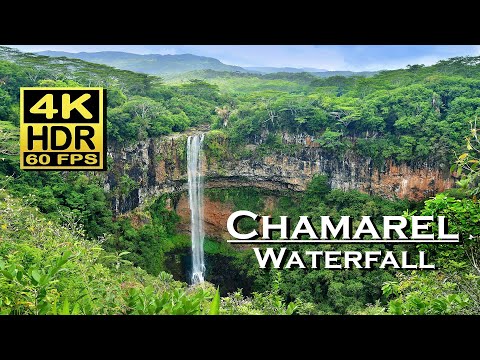 Chamarel Waterfall , Mauritius in 4K 60fps HDR ( UHD ) Dolby Atmos 💖 The best places 👀 walking tour