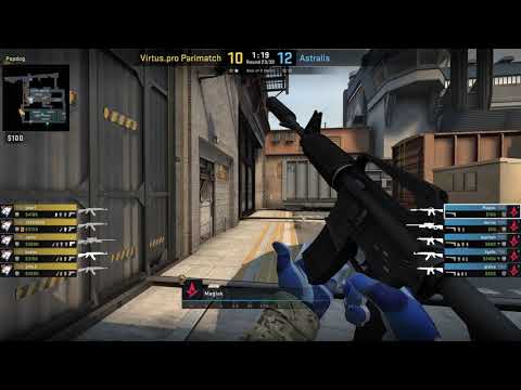 Magisk vs Virtus.pro Parimatch - de_train - CT by demtovideo