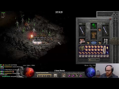 D2R Solo Self Found Holy Grail - Ber Rune #6 day34