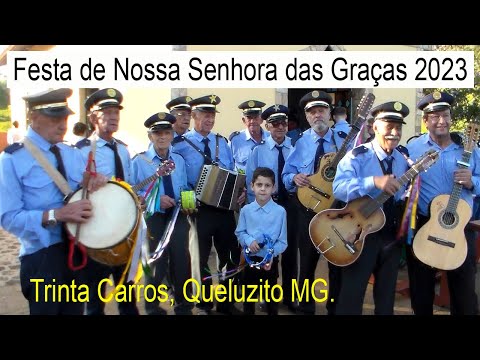 4-Festa de Nossa Senhora das Graças 2023 em Trinta Carros, Queluzito, Minas Gerais, Brasil. Parte 4.