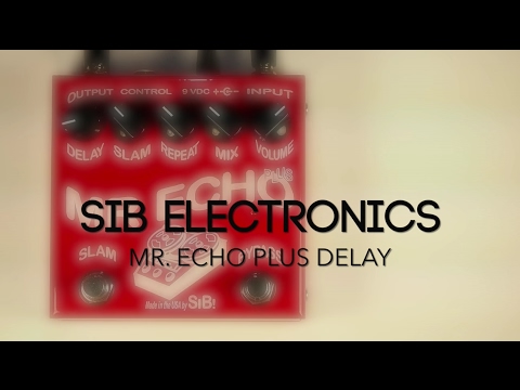 SiB Electronics Mr. Echo Plus Delay Guitar Effects Pedal Demo