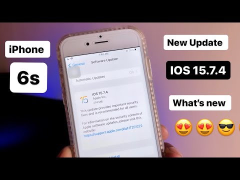 IOS 15.7.4 new update for iPhone 6s - What’s New