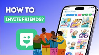 How to invite friends in Bitmoji?