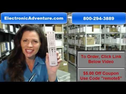 Original Sony RMT-D176A DVD Remote Control - $5 Off Coupon Code! - ElectronicAdventure.com