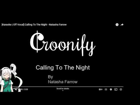 (Cover) calling to the night Natasha Farrow