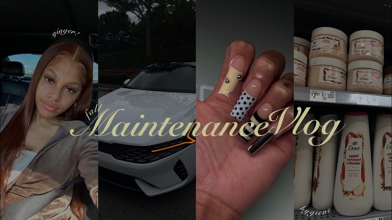 Fall Maintenance Vlog 🍂: *DIY* Ginger Hair, Fall Hygeine Products, Nails, Starbucks, New Camera, etc
