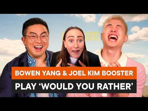 Irish accents, drag names, and ‘this or that’ with ‘Fire Island’s’ Bowen Yang and Joel Kim Booster.