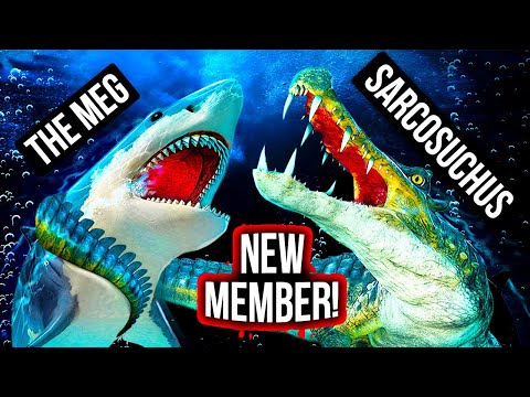 Megalodon vs Giant Crocodile Dinosaur: Who Will Win?