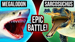 What If Megalodon and Giant Crocodile Compete to R
