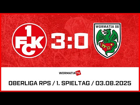Highlights 1. FC Kaiserslautern II vs Wormatia Worms 3:0 (03.08.2025)