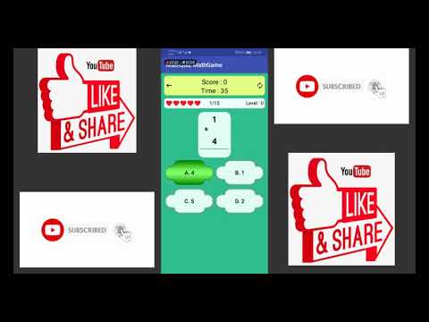 Math Quiz Learning Calculation Video