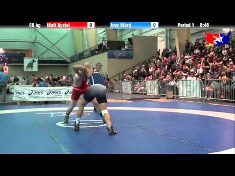 Matt Bystol vs. Joey Ward at 2013 ASICS University Nationals - FS