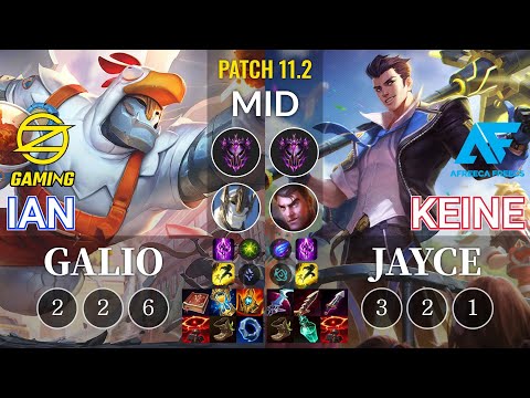 OZ Ian Galio vs AF Keine Jayce Mid - KR Patch 11.2