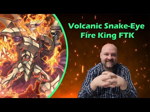 Yu-Gi-Oh! 1st place UNDEFEATED Volcanic Snake-eyes Fire King FTK deck profile!!