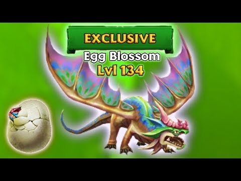 Egg Blossom (Exclusive Egg Biter) Titan Mode Max Level 134 | Dragons: Rise of Berk