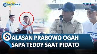 HEBOH Prabowo Malas Sapa Seskab Teddy, Bongkar Alasannya saat Pidato di Acara Panen Tambak Udang
