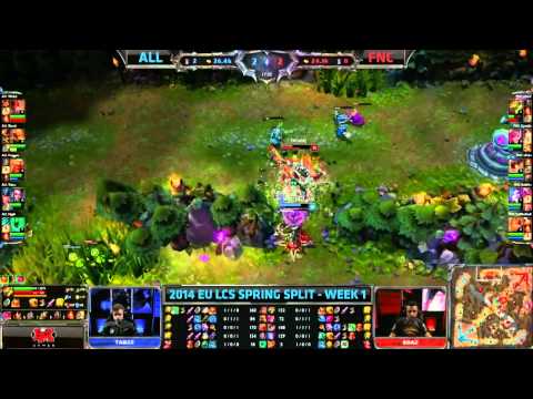 Soaz outplaying Tabbz (FNC vs ALL LCS EU 2014)