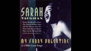 "My Funny Valentine", Sarah Vaughan