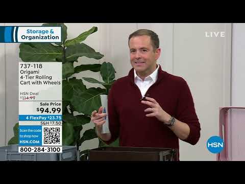 HSN | Origami Storage & Organization 02.24.2024 - 07 PM
