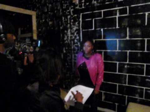Letia Larok behind the scenes with BET's 