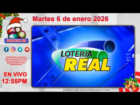 Lotería Real en VIVO 🔴 |  Martes 6 de enero 2026- 12:55 PM #LoteríaRealDeHoy