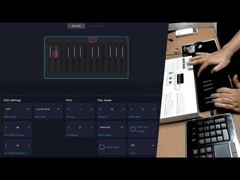 Aviram Dayan DreaMelodiC - Roli Seaboard Block - Test