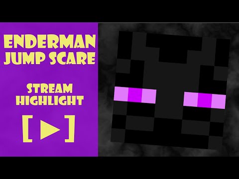 CWpoke - Enderman Jump Scare! - Minecraft - Twitch Highlight