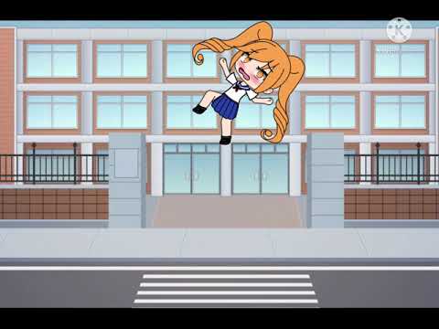 Yandere pushes Osana off the roof