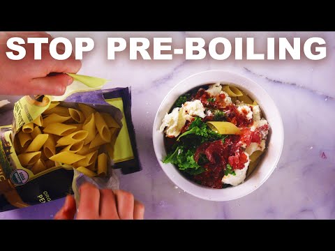 You don't have to pre-boil pasta for baked dishes