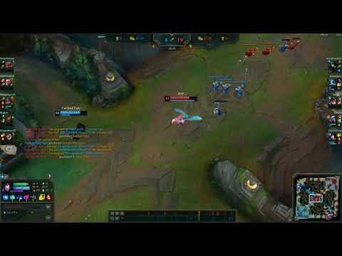 ahri scores an ace and does a charm flash