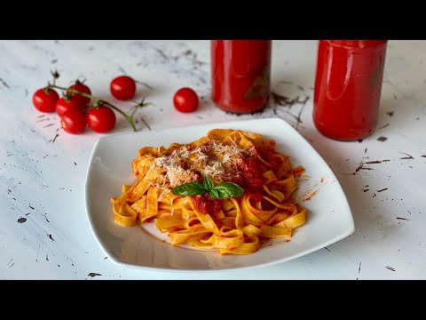 Pasta al Pomodoro ๐ ricetta Sugo Veloce ๐ pronta in 10 minuti