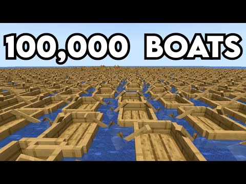 Lagging a Pay-To-Win Minecraft Server With 100,000 Boats