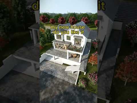 New house with underground garage