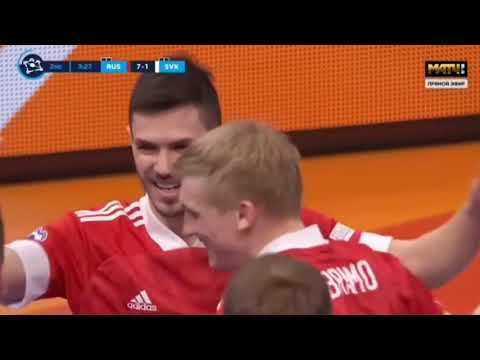 Russia 7 vs 1 Slovakia  Highlights  UEFA Futsal EURO 2022 روسيا وسلوفاكيا