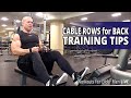 Cable Rows For Back Training Tips - Workouts For Older Men LIVE