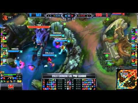 M3 Dade Viktor VS EDG Pawn Fizz Game 2 Highlights {EPIC}   2015 Spring LPL W9D2