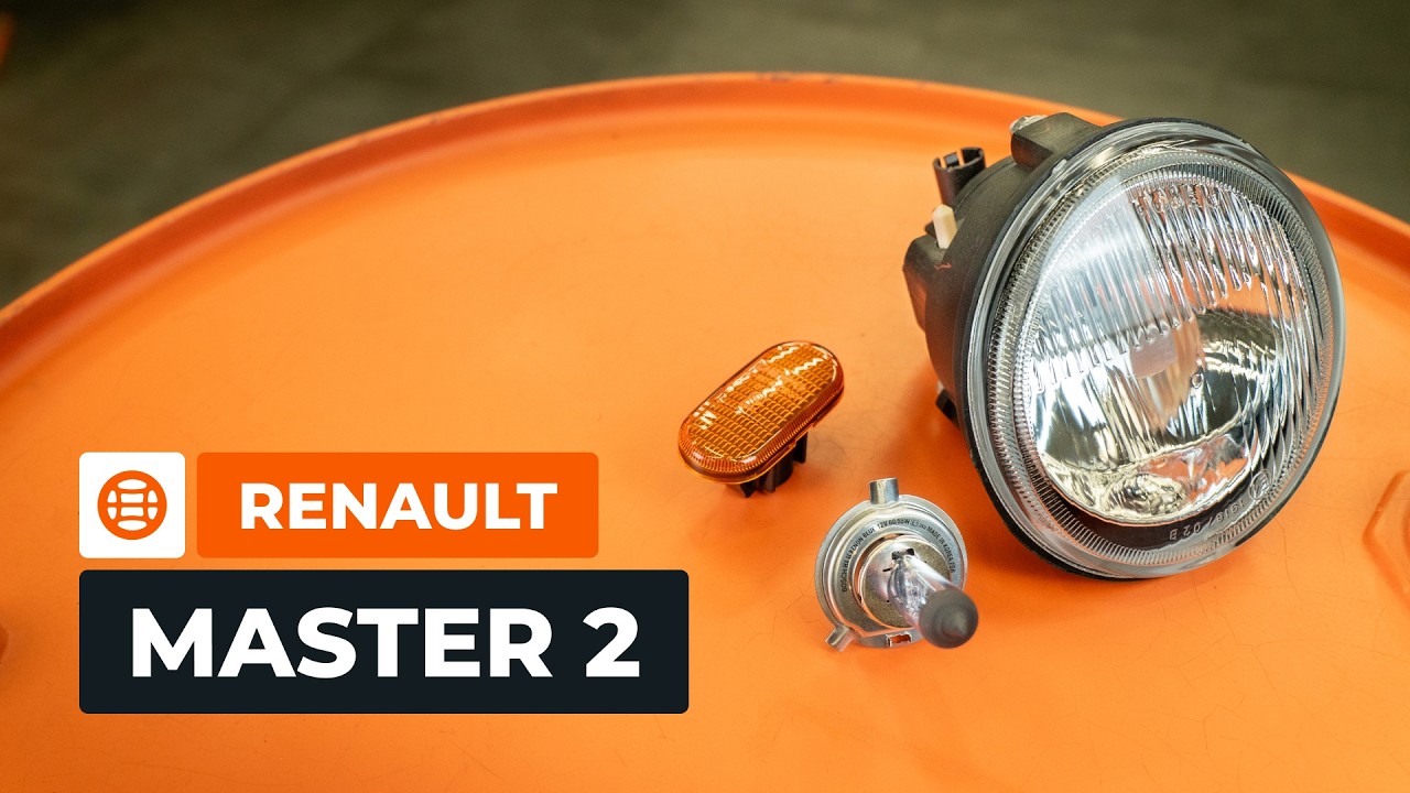 Hoe gloeilamp koplamp vervangen bij een Renault Master 2 van – vervangingshandleiding
