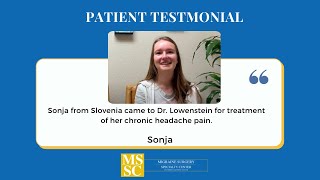 Migraine Surgery Testimonial - Sonja