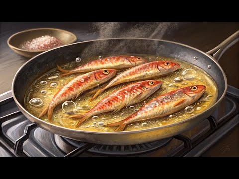 Discover the art of cooking perfectly fried red mullet at home #SeafoodLovers, #FriedFish