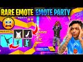 Most Rare Emote In Emote Party Event 5000 Diamond Waste In Rose Emote
