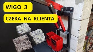 Brykieciarka Wigo 3 gotowa i czeka na klienta - test brykieciarki Wigo 3