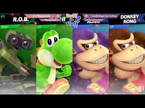Buff the Bluff 2! - Doubles WR2 - Tra$h Koopa God/Steffano(B) vs Urf/Biggymouth(B)