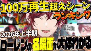 切り抜き892本集計！ローレン・イロアス100万再生名場面ランキングまとめ【2026年上半期】