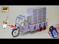 How To Make Tuk Tuk Auto Taxi At Home DC Motor Toy Auto Rickshaw